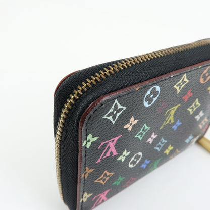 Louis Vuitton Zippy Coin Purse Monogram Multicolor, Black, Canvas, Wallet