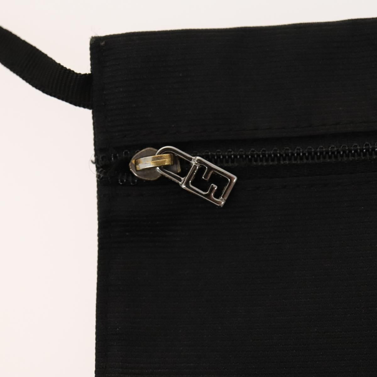 Fendi Vintage Nylon, Black, Nylon, Shoulder Bag
