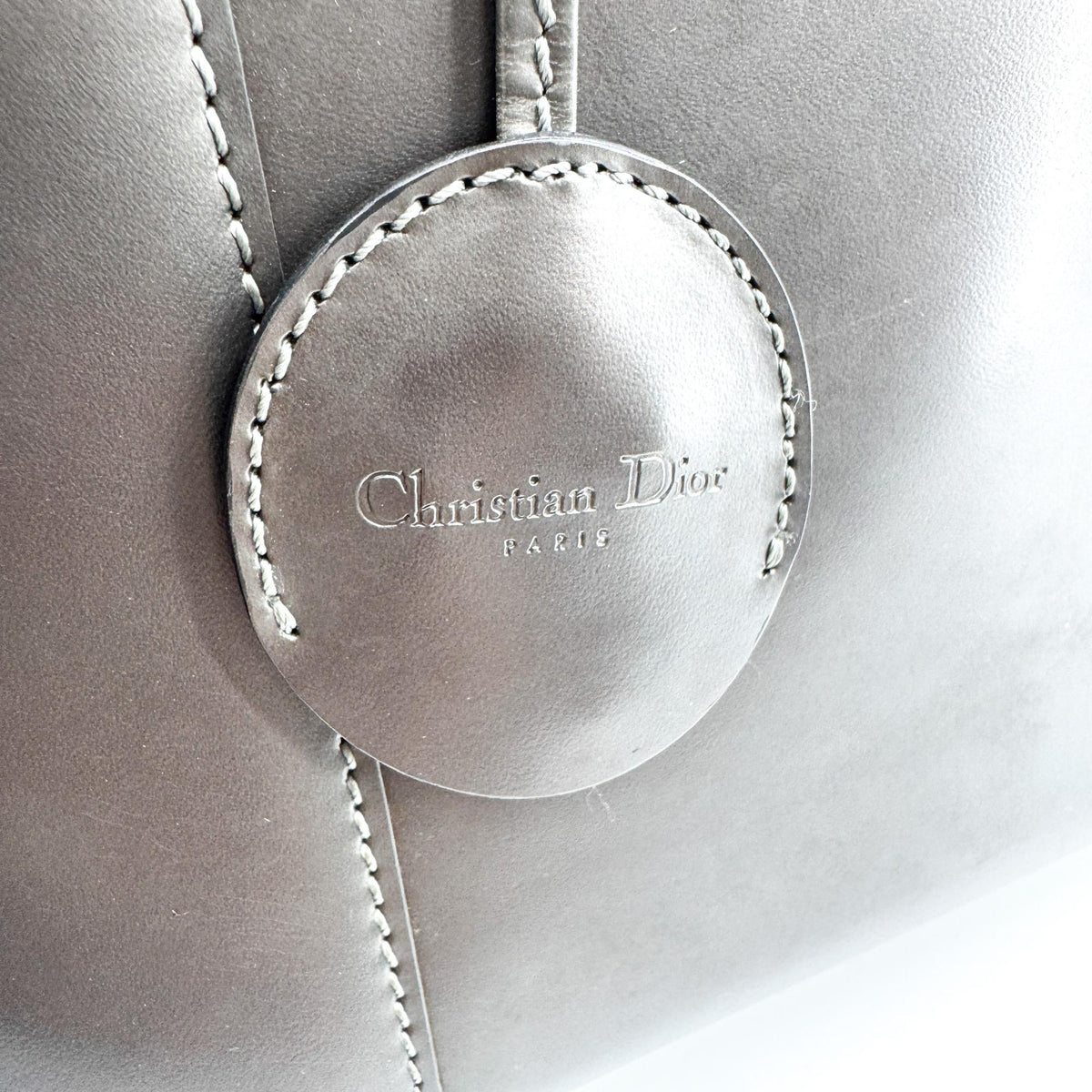 Christian Dior Malice Leather, Black, Calfskin, Handbag