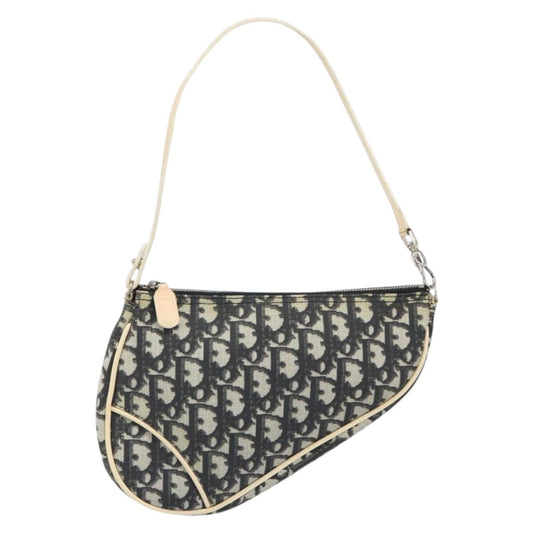 Christian Dior Saddle Tripple Pouch Oblique Canvas, BLACK, CANVAS, Shoulder bag