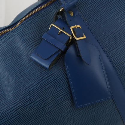 Louis Vuitton Keepall Bag Epi Leather, Blue, Leather, Travel Bag
