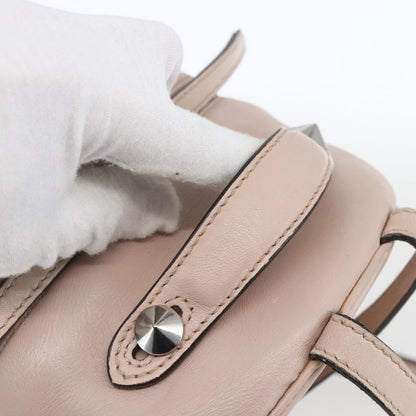 Fendi By The Way Leather, Beige, Leather, Backpack