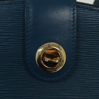 Louis Vuitton Cluny Epi Leather, Blue, Leather, Shoulder Bag