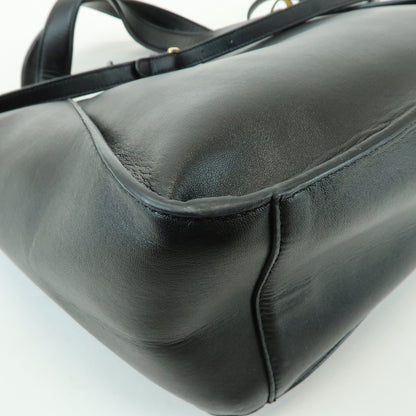 Stella McCartney Alter Faux Leather, Black, Synthetic, Tote Bag