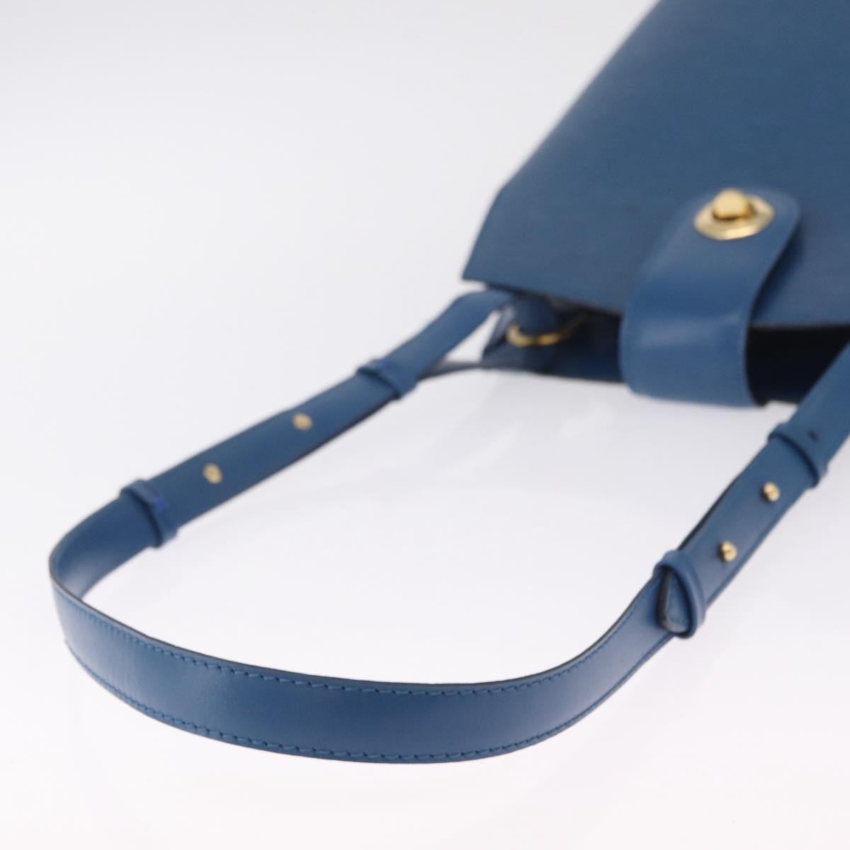 Louis Vuitton Cluny Epi Leather, Blue, Leather, Shoulder Bag