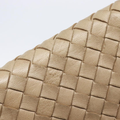 Bottega Veneta Tassel Flap Intrecciato Nappa, Beige, Leather, Crossbody Bag