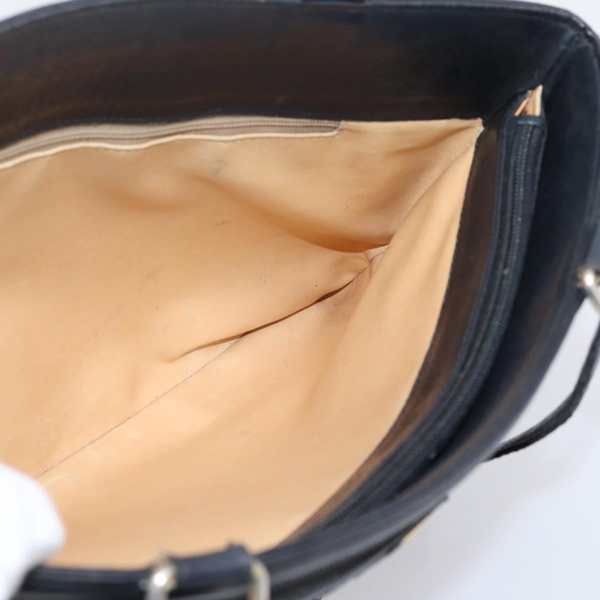 Celine Tote Leather, Black, Leather, Tote Bag