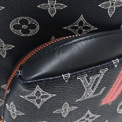 Louis Vuitton Apollo Limited Edition Upside Down Monogram Ink, Blue, Canvas, Backpack