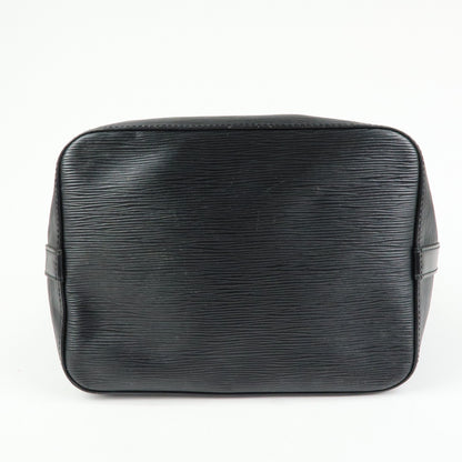 Louis Vuitton Petit Noe Epi Leather, Black, Leather, Handbag