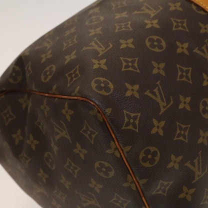 Louis Vuitton Keepall Bag Monogram Canvas, BROWN, CANVAS, Travel bag