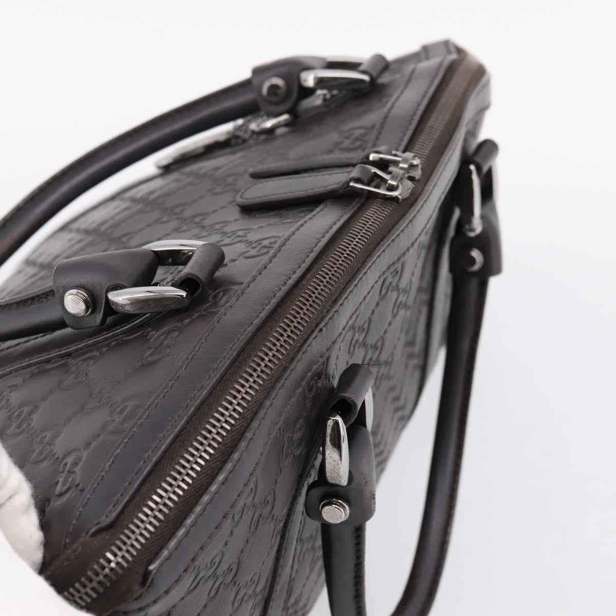 Gucci GG Charm Convertible Dome Satchel Guccissima Leather, Brown, Leather, Handbag