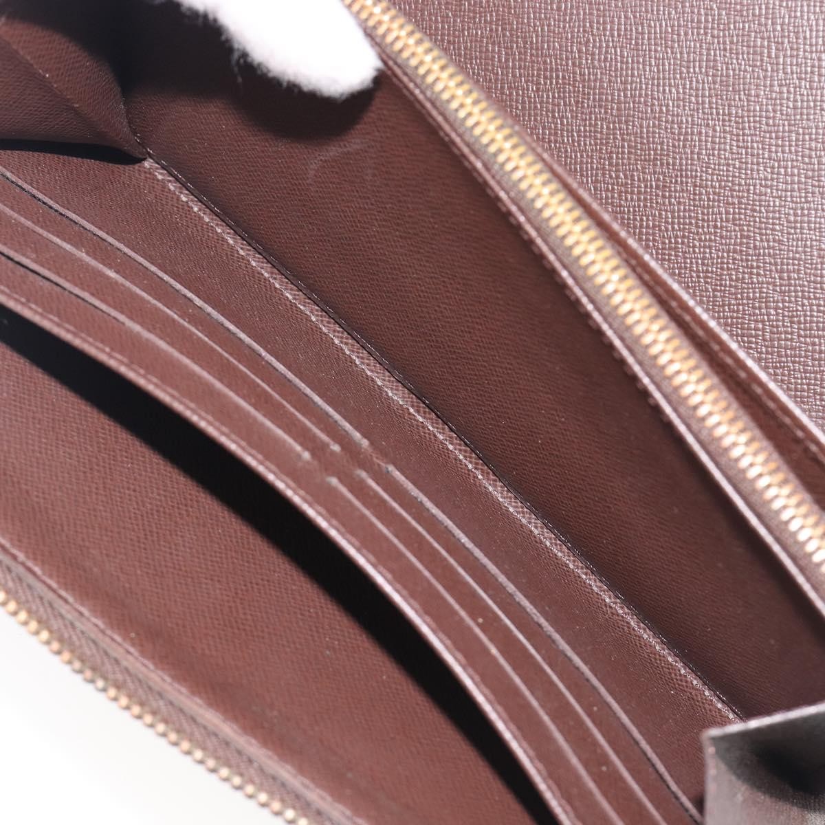 Louis Vuitton Zippy Organizer Damier, Brown, Canvas, Wallet