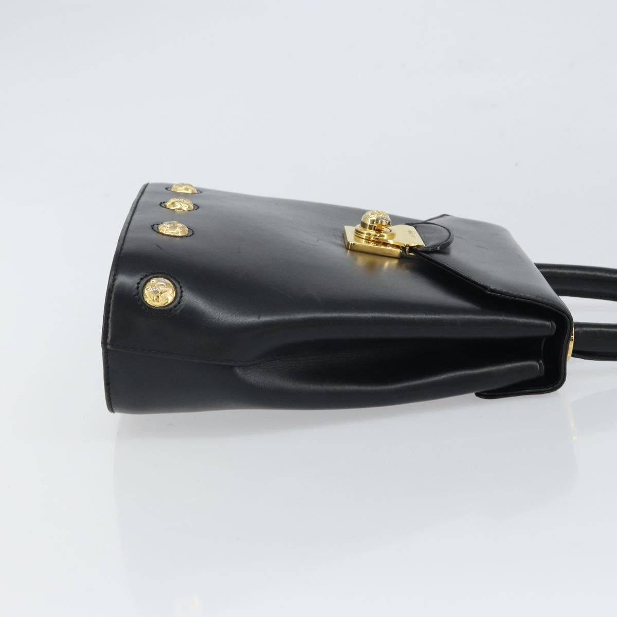 Salvatore Ferragamo Vintage Leather, Black, Leather, Handbag