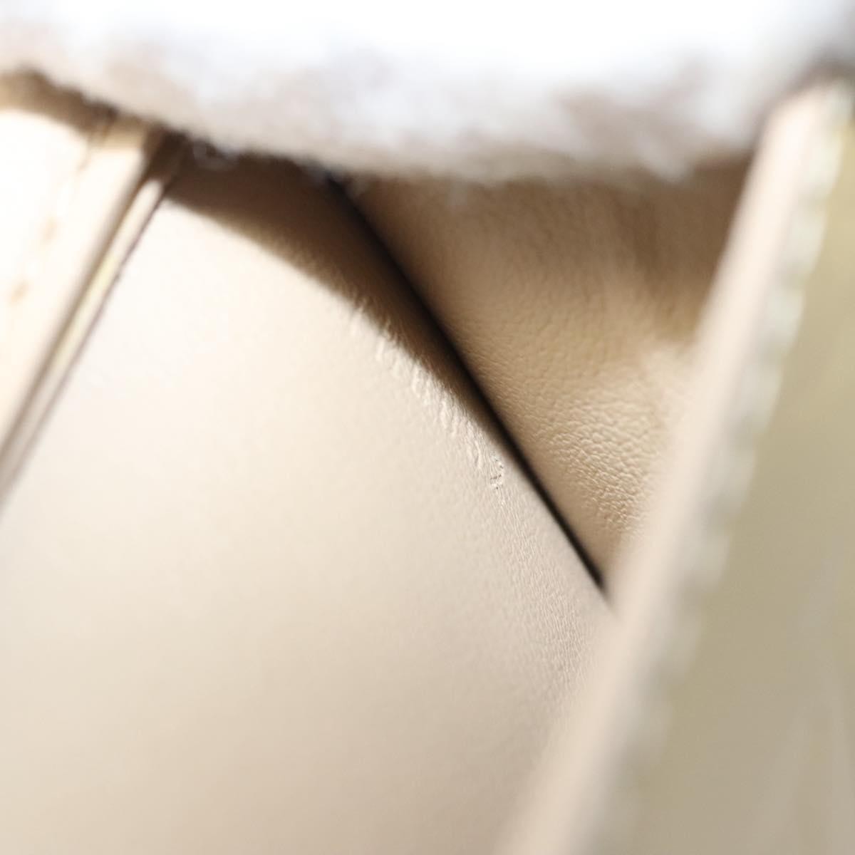 Louis Vuitton Mott Monogram Vernis, Beige, Patent Leather, Clutch