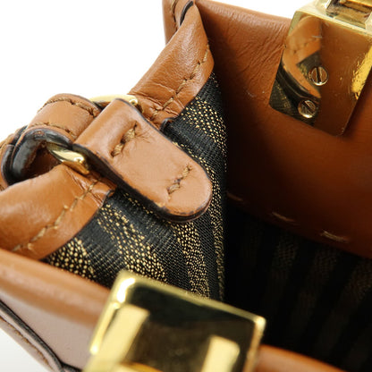 Fendi Sunshine Shopper Leather, Brown, Leather, Tote Bag
