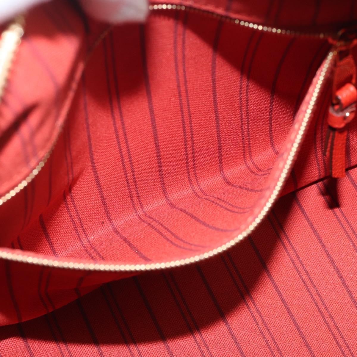 Louis Vuitton Speedy Bandouliere Monogram Empreinte Leather, Red, Leather, Handbag