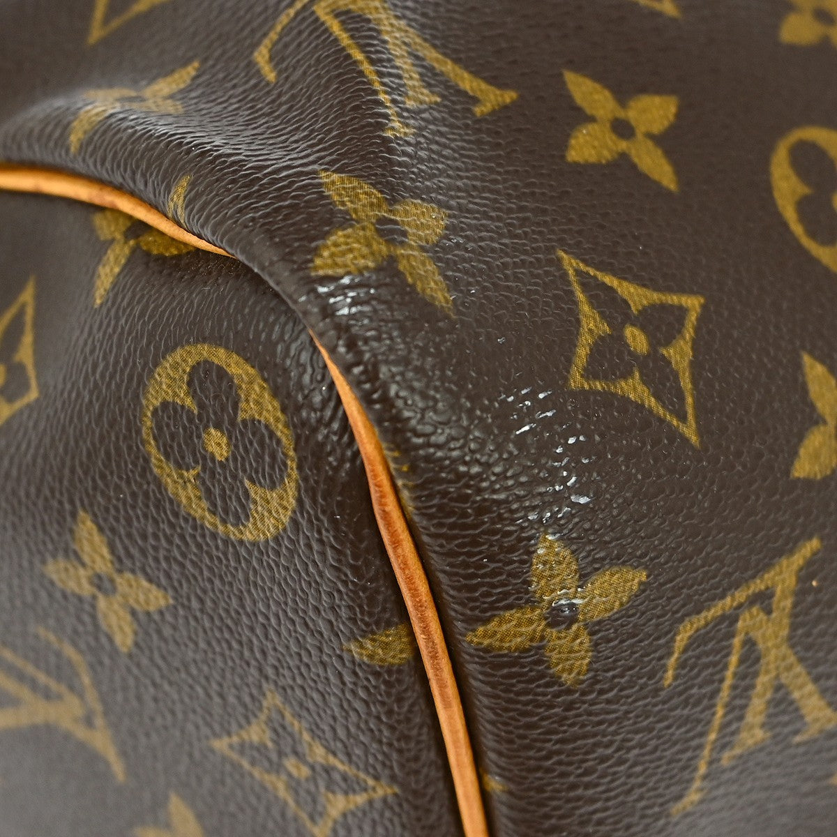 Louis Vuitton Keepall Monogram, Brown, Canvas, Travel Bag