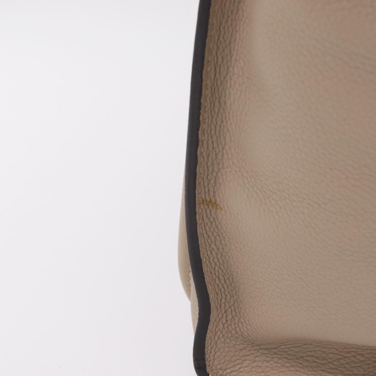 Celine Luggage Smooth Leather, Beige, Leather, Handbag