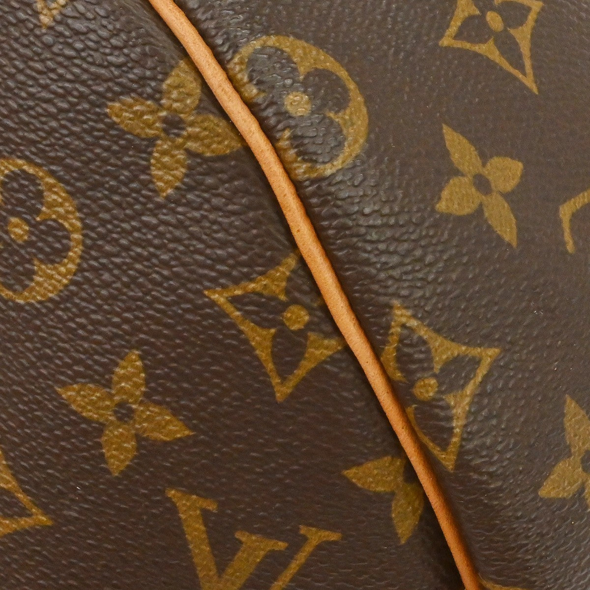 Louis Vuitton Keepall Monogram, Brown, Canvas, Travel Bag