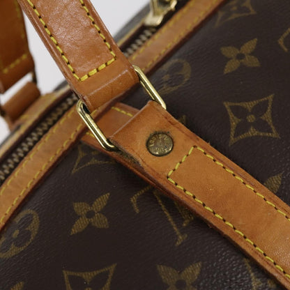 Louis Vuitton Sac Souple Handbag Monogram Canvas, BROWN, CANVAS, Handbag