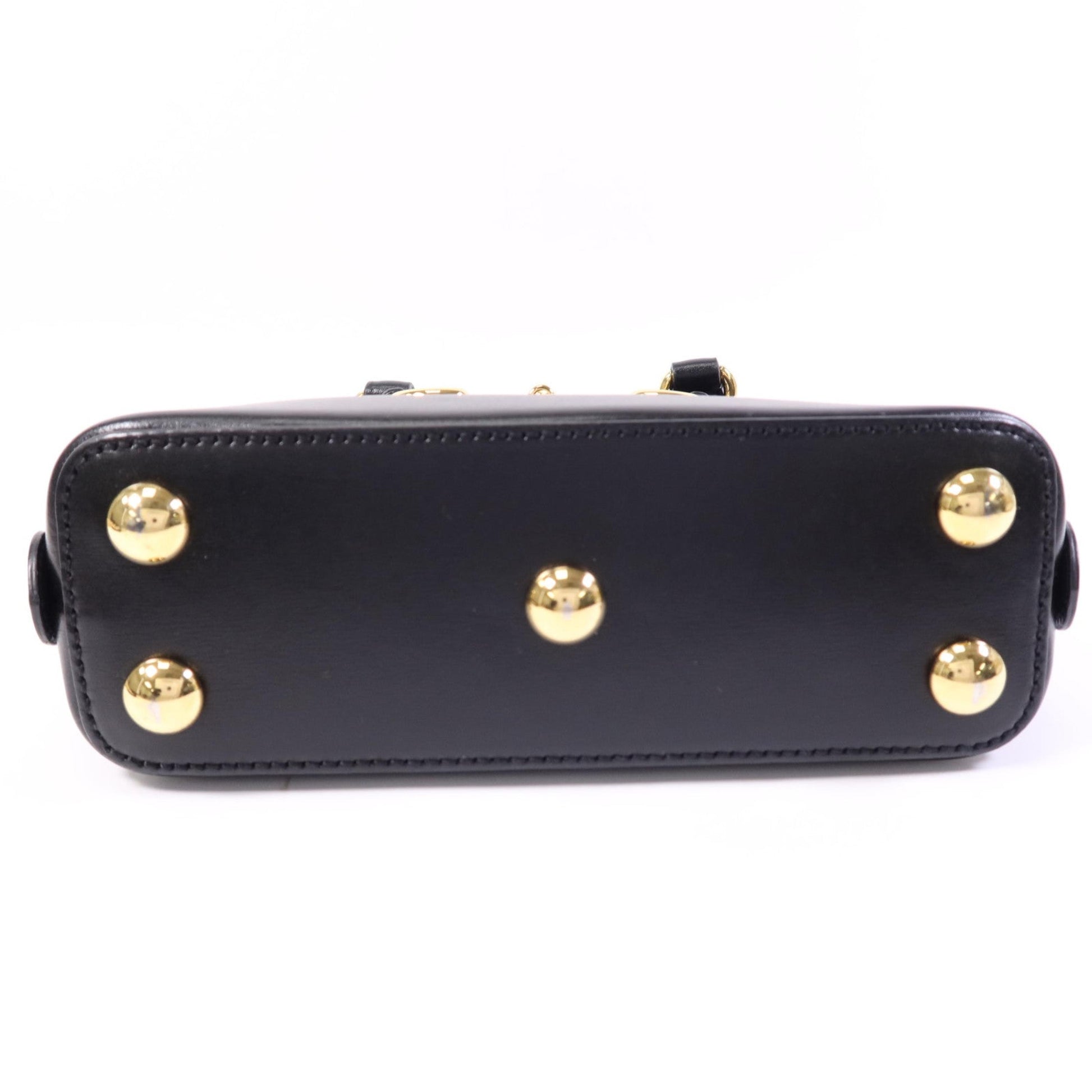 Gucci Horsebit Leather, Black, Leather, Handbag