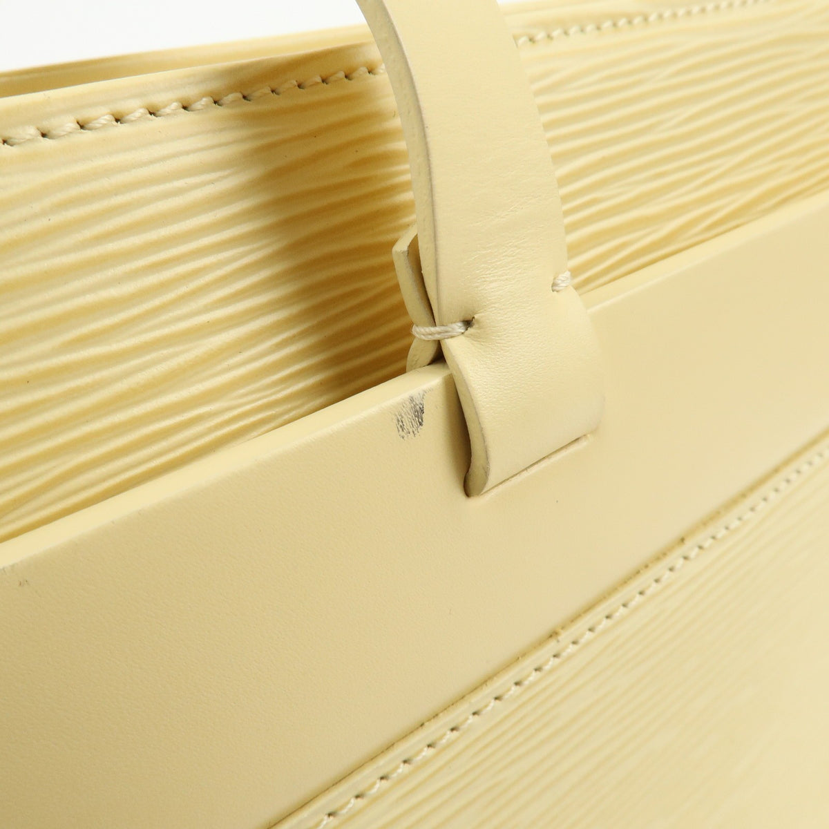 Louis Vuitton Croisette Epi Leather, Yellow, Leather, Tote Bag