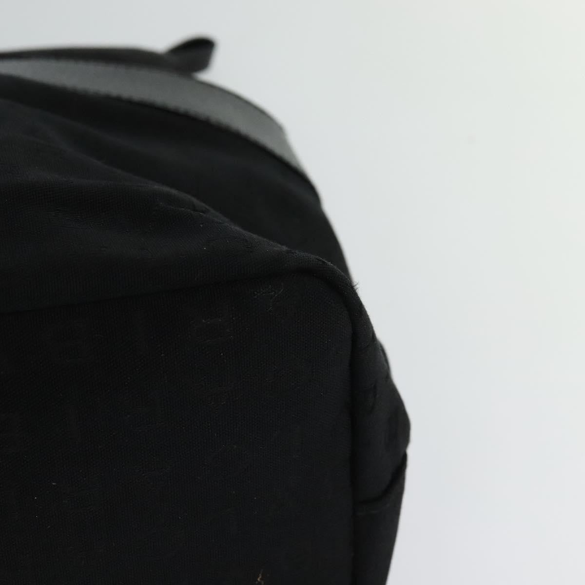 Bvlgari Logomania Canvas, Black, Canvas, Shoulder Bag