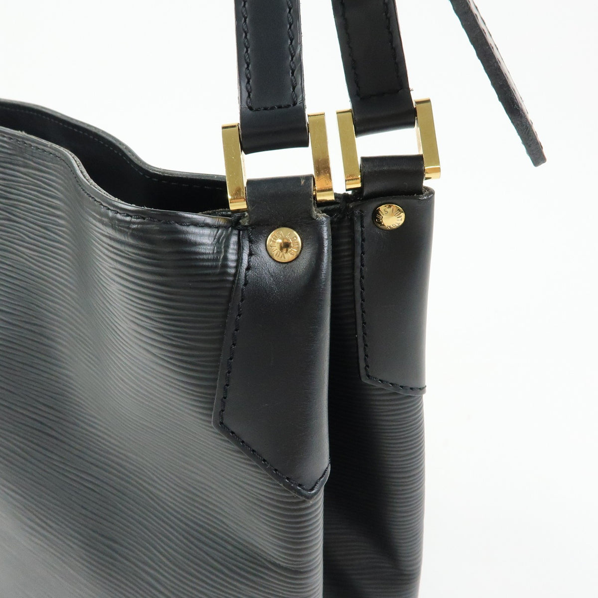 Louis Vuitton Mandara Epi Leather, Black, Leather, Shoulder Bag