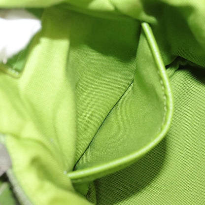 Prada Zipped Triangle Canvas, Green, Canvas, Crossbody Bag
