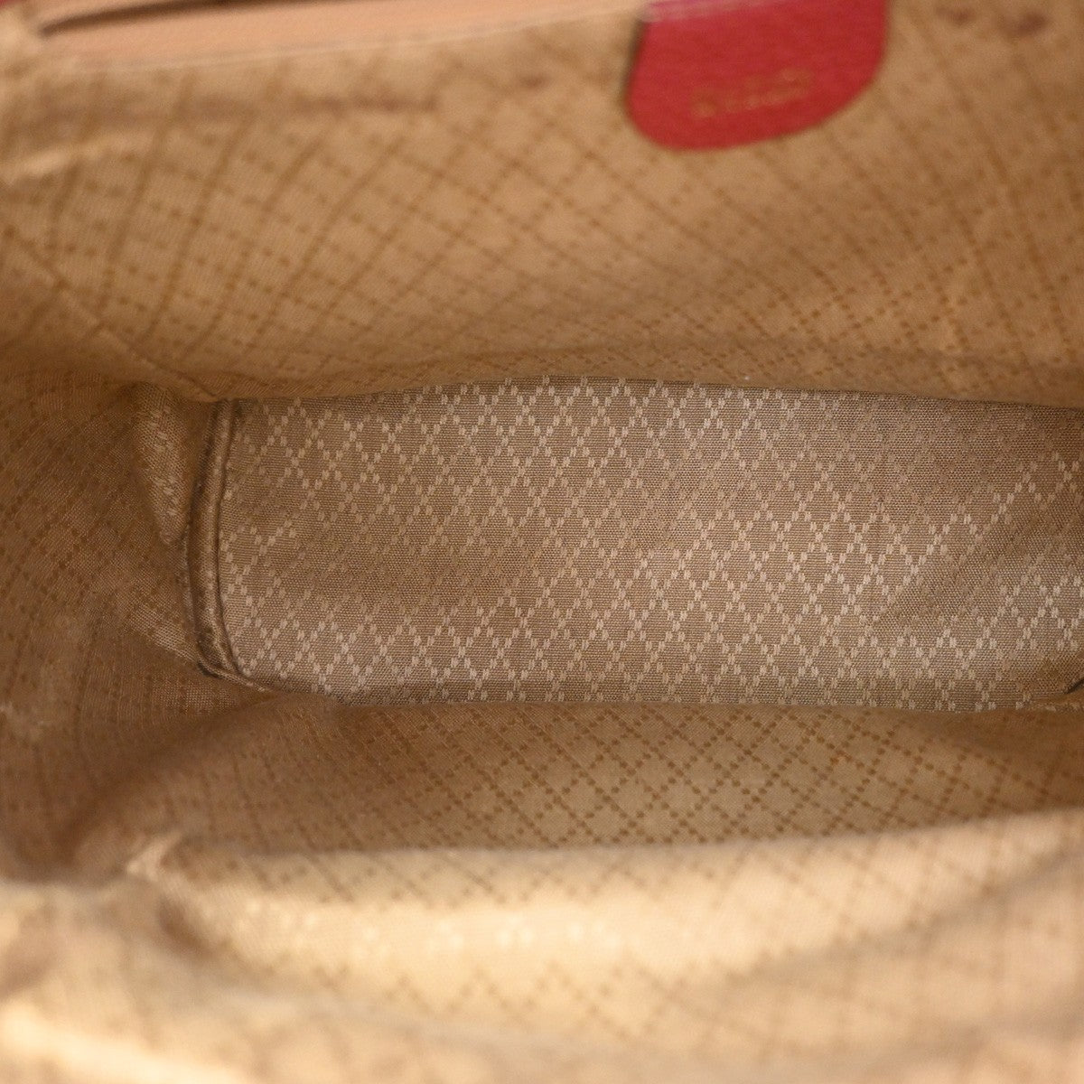 Gucci Vintage Backpack Suede, Red, Suede, Backpack