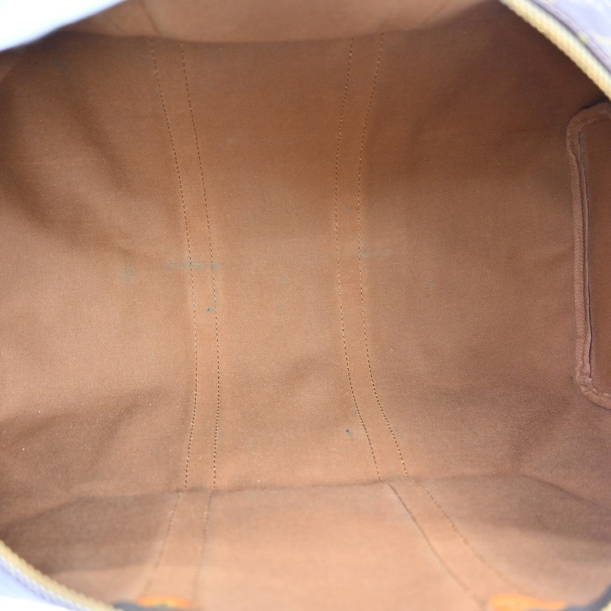 Louis Vuitton Keepall Monogram, Brown, Canvas, Travel Bag