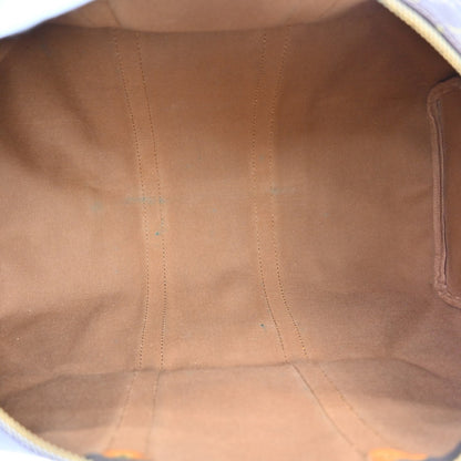 Louis Vuitton Keepall Monogram, Brown, Canvas, Travel Bag