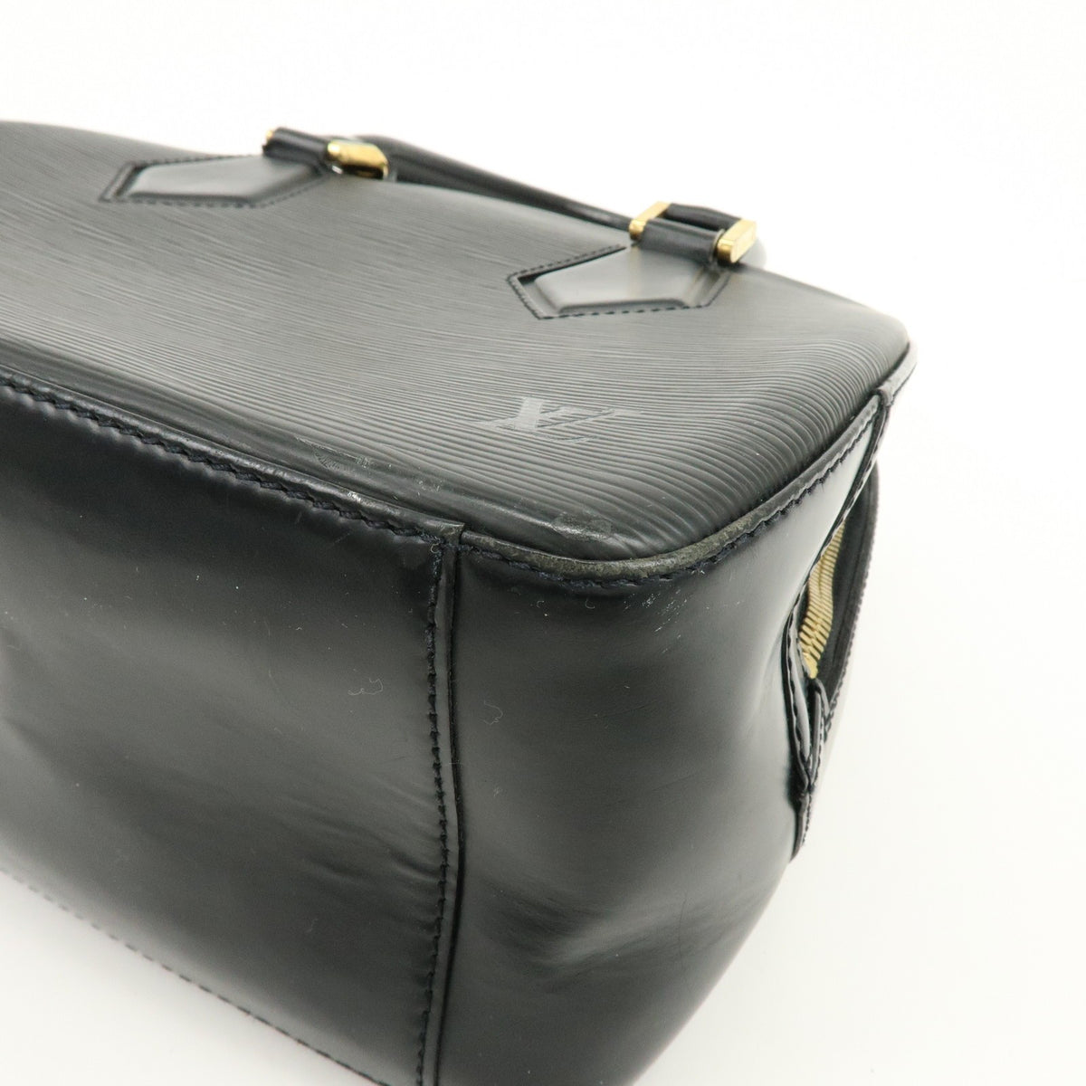 Louis Vuitton Sablons Epi Leather, Black, Leather, Handbag