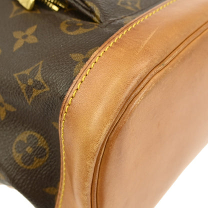 Louis Vuitton Montsouris Monogram, Brown, Canvas, Backpack