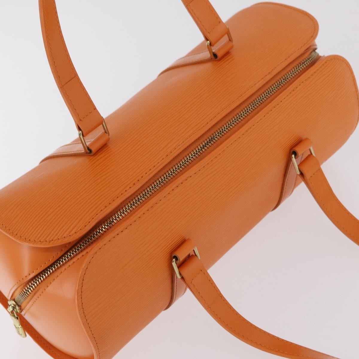Louis Vuitton Soufflot Epi Leather, Orange, Leather, Tote Bag