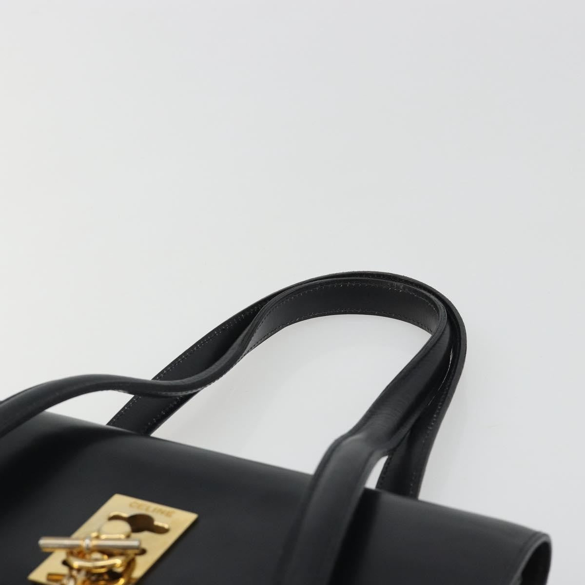 Celine Handbag Leather, Black, Leather, Handbag