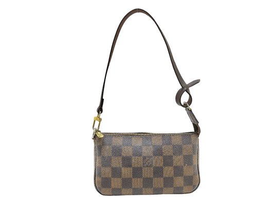 Louis Vuitton Mini pochette accessoires Canvas, Brown, Canvas, Clutch