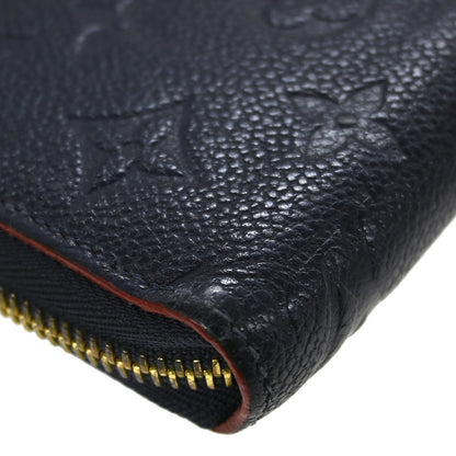 Louis Vuitton Portefeuille zippy Monogramme Empreinte Monogramme Empreinte, Navy, Leather, Wallet