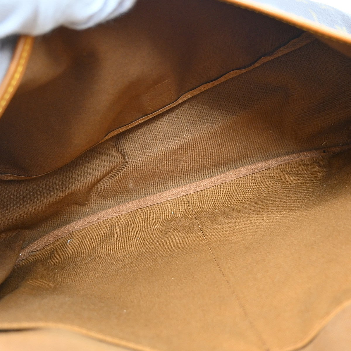 Louis Vuitton Saumur Monogram, Brown, Canvas, Shoulder Bag
