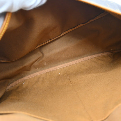 Louis Vuitton Saumur Monogram, Brown, Canvas, Shoulder Bag