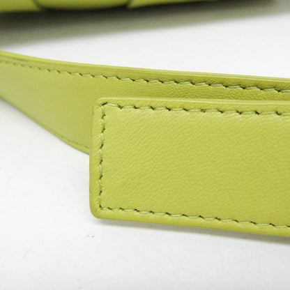 Bottega Veneta Cassette Leather, Green, Leather, Clutch