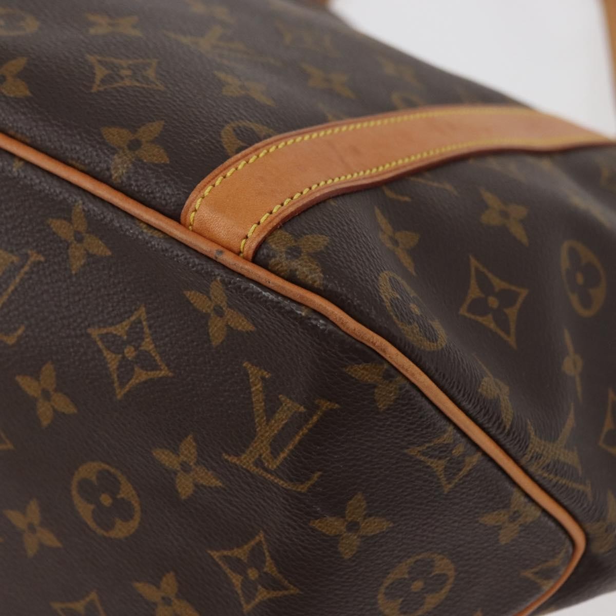 Louis Vuitton Shopping Sac Monogram Canvas, Brown, Canvas, Handbag