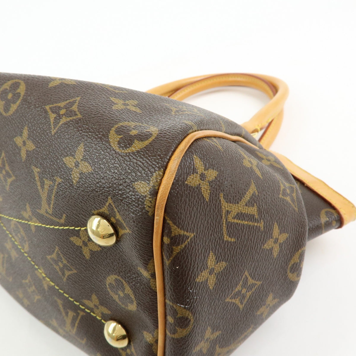 Louis Vuitton Tivoli Monogram Canvas, Brown, Canvas, Handbag