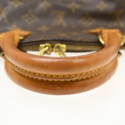 Louis Vuitton Alma Monogram Canvas, Brown, Canvas, Handbag