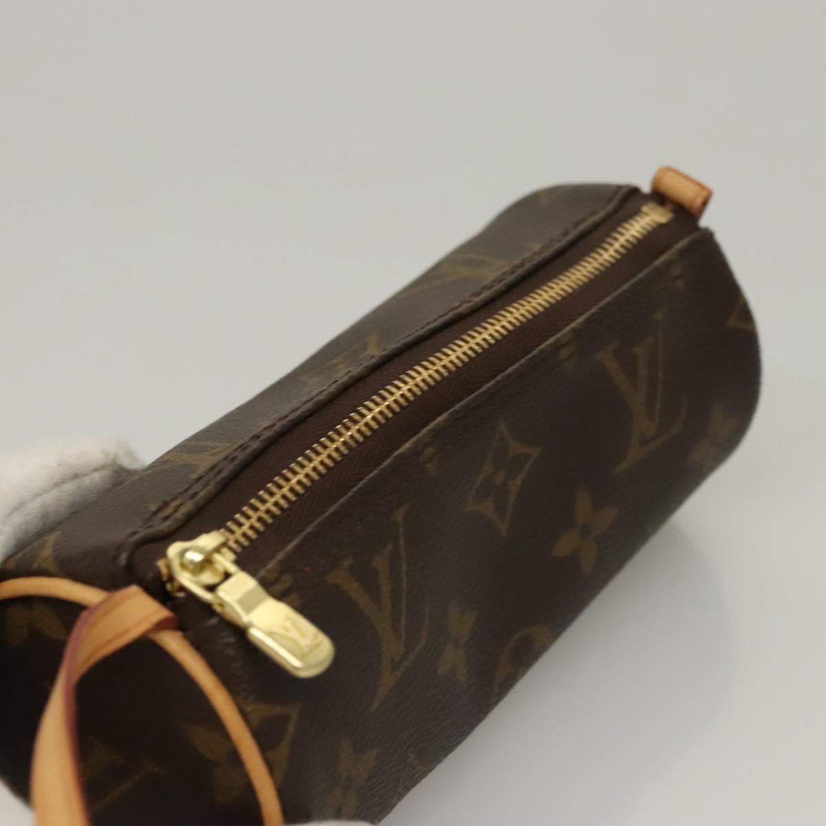 Louis Vuitton Papillon Pochette Monogram Canvas, Brown, Canvas, Clutch