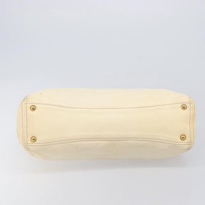 Miu Miu Beau Top Handle Leather, Beige, Leather, Handbag