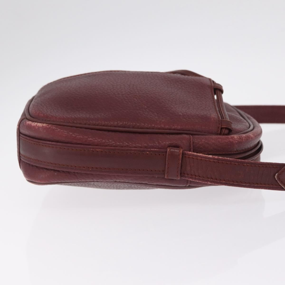 Cartier Tasseled Must de Cartier Leather, Burgundy, Leather, Shoulder Bag