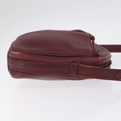 Cartier Tasseled Must de Cartier Leather, Burgundy, Leather, Shoulder Bag