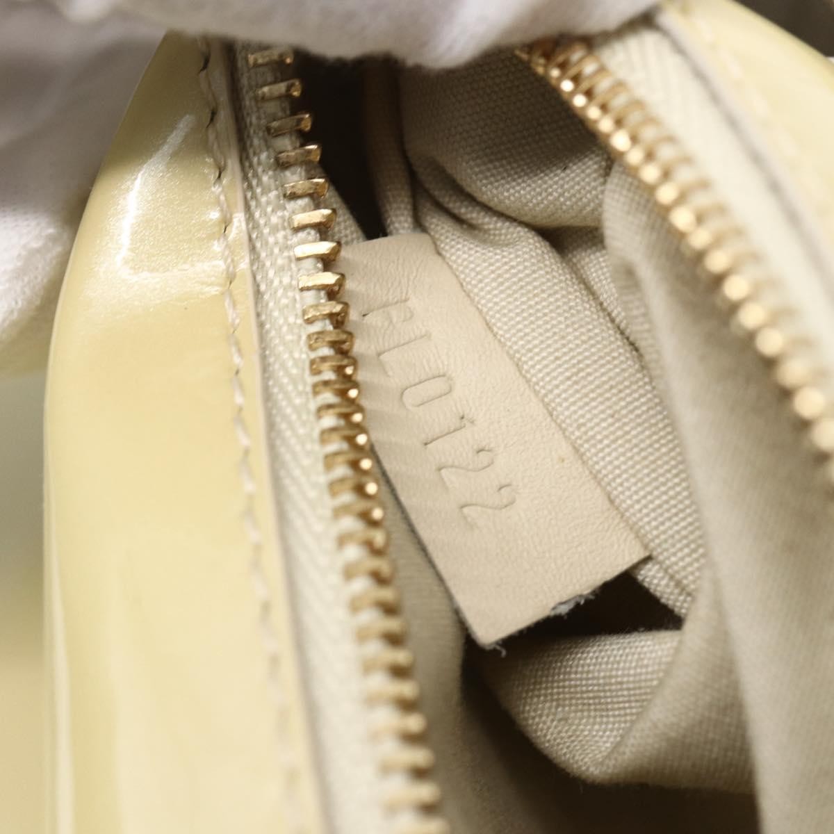 Louis Vuitton Sobe Clutch Patent, Beige, Patent Leather, Clutch