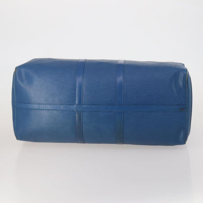 Louis Vuitton Keepall Epi Leather, Blue, Leather, Travel Bag